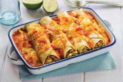 Quick Beef Enchiladas Recipe Image
